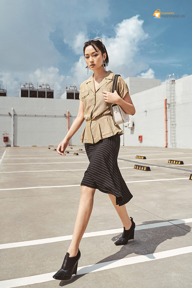 Bí quyết chọn đồ đũi cho cô nàng nấm lùn để không bị kém sang