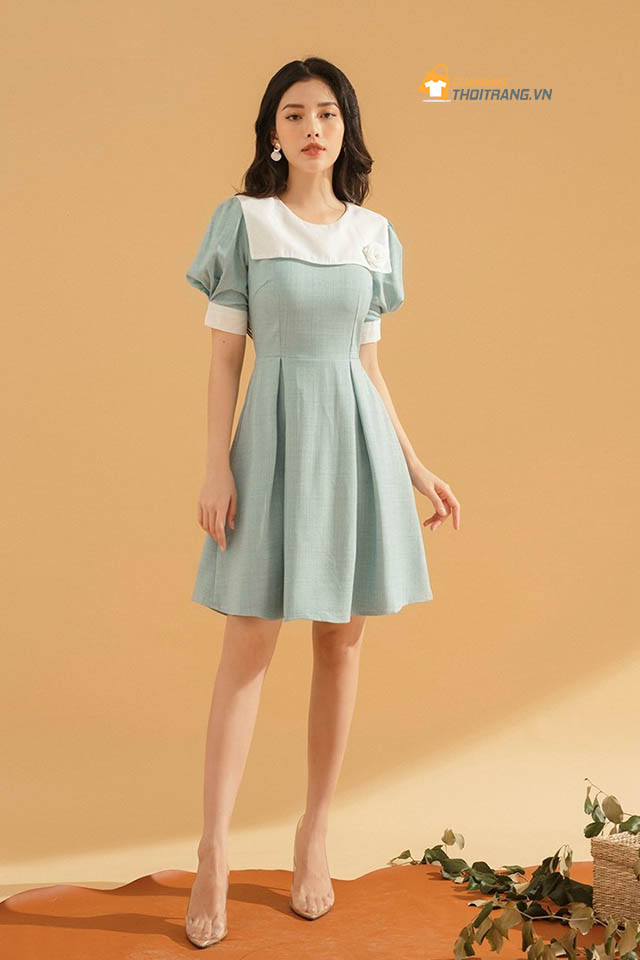 Váy baby doll thủy thủ