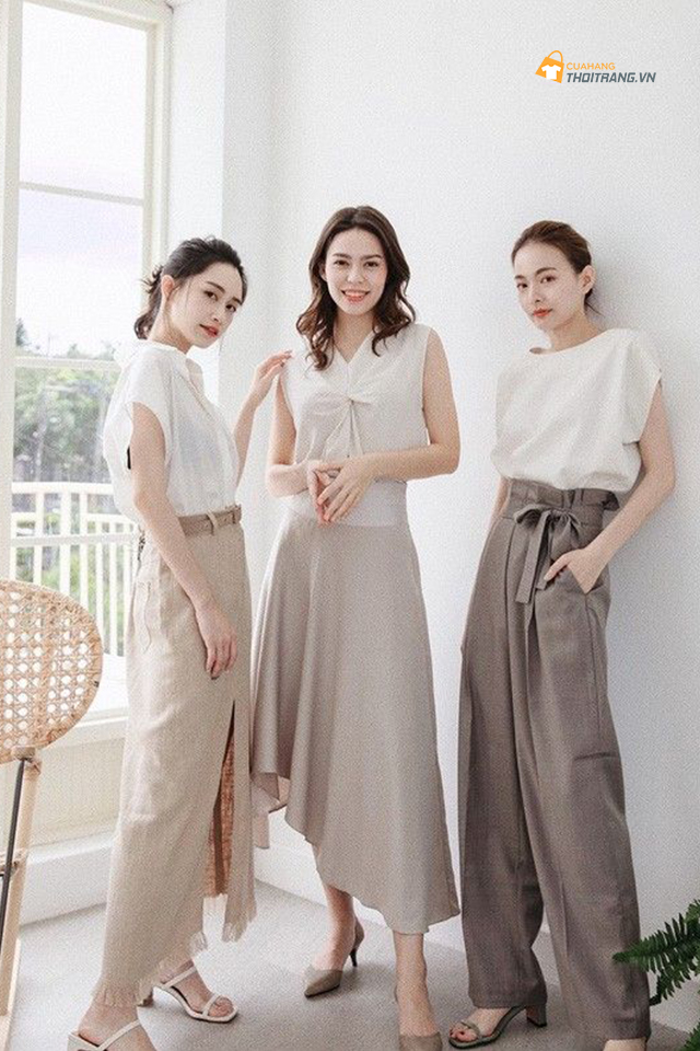 Quần ống rộng công sở từ vải Linen tạo nên cơn sốt hè này